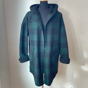 Pepper & Zoe Long Plaid Shacket